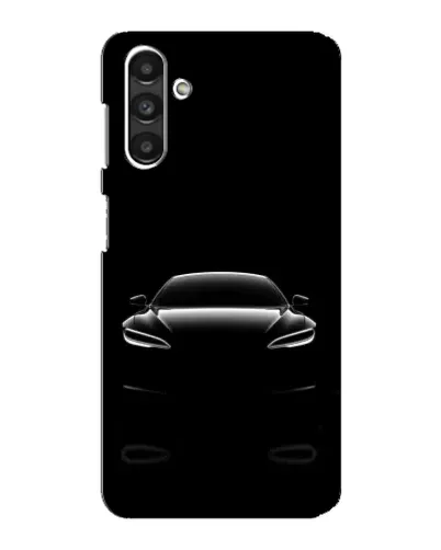 Чехол для Samsung Galaxy M34 (5G) с картинкой «Силуэт Tesla Night»
