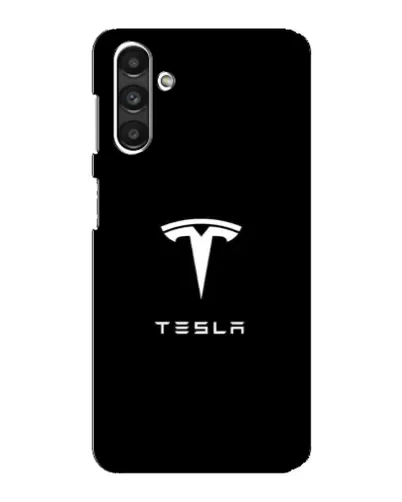 Чехол для Samsung Galaxy M34 (5G) с картинкой «Tesla White Logo»