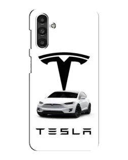 Чехол для Samsung Galaxy M34 (5G) с картинкой «Tesla White Style»