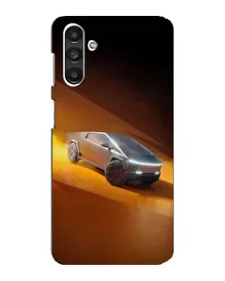 Чехол для Samsung Galaxy M34 (5G) с картинкой «Cybertruck в пустыне»