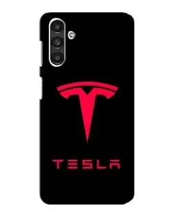 Чехол для Samsung Galaxy M34 (5G) с картинкой «Tesla Red Logo»