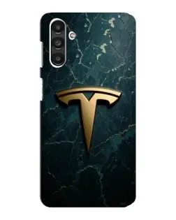 Чехол для Samsung Galaxy M34 (5G) с картинкой «Мраморная Tesla Gold»