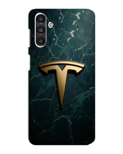 Чехол для Samsung Galaxy M34 (5G) с картинкой «Мраморная Tesla Gold»