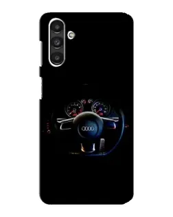 Чехол для Samsung Galaxy M34 (5G) с картинкой «Салон Audi — руль»