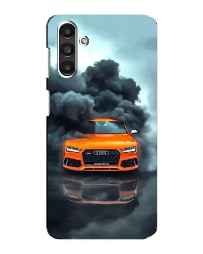 Чехол для Samsung Galaxy M34 (5G) с картинкой «Audi в облаках дыма»