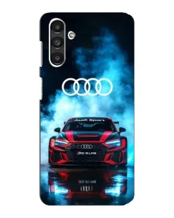 Чехол для Samsung Galaxy M34 (5G) с картинкой «Audi Sport — неон»