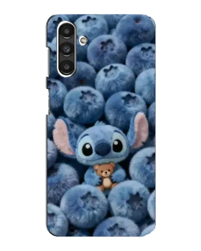 Чехол для Samsung Galaxy M34 (5G) с картинкой «Стич и голубика» Чехол для Samsung Galaxy M34 (5G) с картинкой «Стич и голубика»