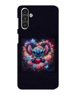 Чехол для Samsung Galaxy M34 (5G) с картинкой «Stitch в цветах»