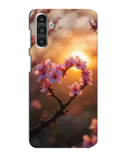 Чехол для Samsung Galaxy M34 (5G) с картинкой «Розовый цвет сердце на фоне заката» Чехол для Samsung Galaxy M34 (5G) с картинкой «Розовый цвет сердце на фоне заката»