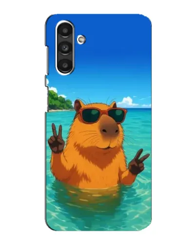 Чехол для Samsung Galaxy M34 (5G) с картинкой «Морская капибара»