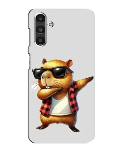 Чехол для Samsung Galaxy M34 (5G) с картинкой «Капибара рэпер даб»