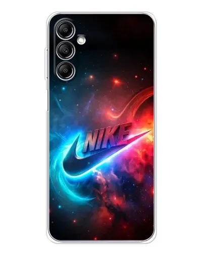 Чехол для Samsung Galaxy M35 5G с картинкой «Огненный логотип Nike»