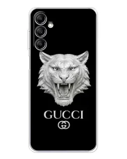 Чехол для Samsung Galaxy M35 5G с картинкой «Gucci — серебряный лев» Чехол для Samsung Galaxy M35 5G с картинкой «Gucci — серебряный лев»