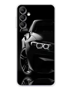 Чехол для Samsung Galaxy M35 5G с картинкой «Черная BMW — профиль» Чехол для Samsung Galaxy M35 5G с картинкой «Черная BMW — профиль»