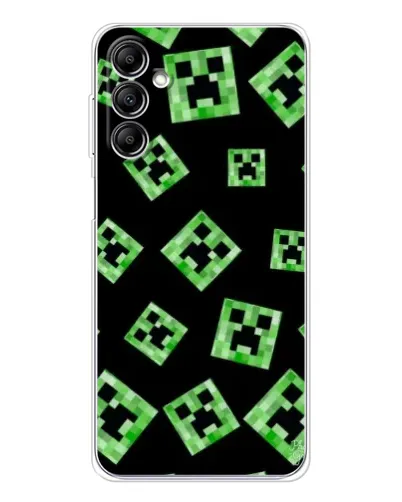 Чехол для Samsung Galaxy M35 5G с картинкой «Паттерн с криперами» Чехол для Samsung Galaxy M35 5G с картинкой «Паттерн с криперами»