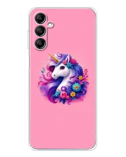 Чехол для Samsung Galaxy M35 5G с картинкой «Сказочный единорог»
