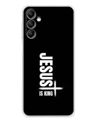 Чехол для Samsung Galaxy M35 5G с картинкой «Вертикаль веры Jesus»