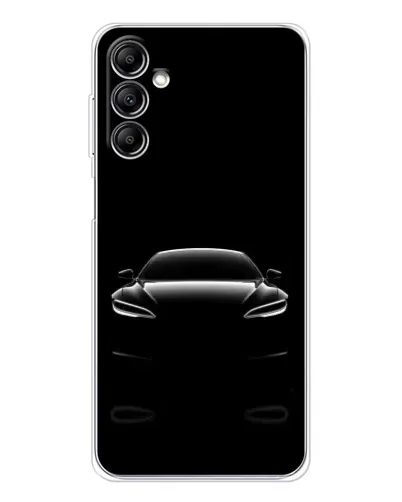 Чехол для Samsung Galaxy M35 5G с картинкой «Силуэт Tesla Night»