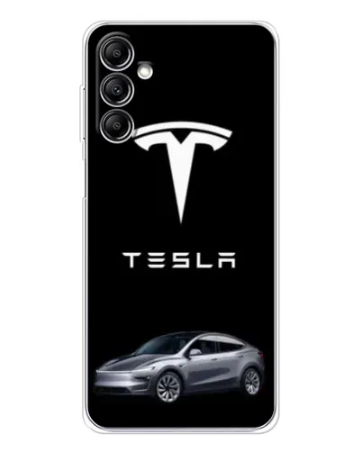 Чехол для Samsung Galaxy M35 5G с картинкой «Tesla Model Y»