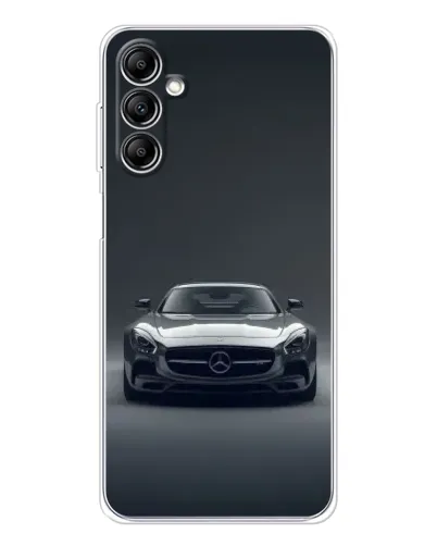 Чехол для Samsung Galaxy M35 5G с картинкой «Mercedes на черном»