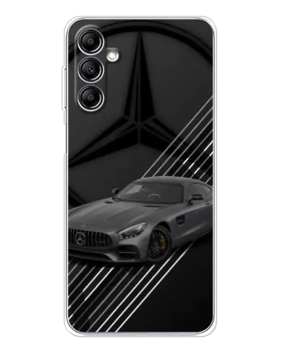 Чехол для Samsung Galaxy M35 5G с картинкой «Mercedes AMG — графика»