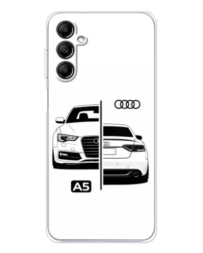 Чехол для Samsung Galaxy M35 5G с картинкой «Audi — контрастный дизайн»