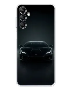 Чехол для Samsung Galaxy M35 5G с картинкой «Черный Lamborghini Aventador»