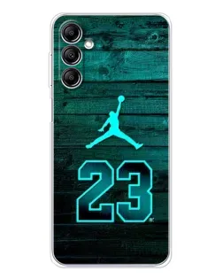 Чехол для Samsung Galaxy M36 5G с картинкой «Jordan Cyan 23» Чехол для Samsung Galaxy M36 5G с картинкой «Jordan Cyan 23»
