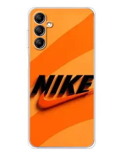 Чехол для Samsung Galaxy M36 5G с картинкой «Оранжевый драйв Nike» Чехол для Samsung Galaxy M36 5G с картинкой «Оранжевый драйв Nike»