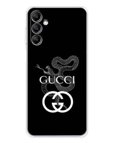 Чехол для Samsung Galaxy M36 5G с картинкой «Gucci — серебряная змея» Чехол для Samsung Galaxy M36 5G с картинкой «Gucci — серебряная змея»