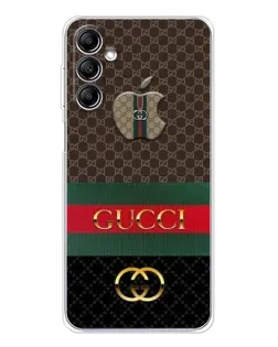 Чехол для Samsung Galaxy M36 5G с картинкой «Gucci — брендированный десерт» Чехол для Samsung Galaxy M36 5G с картинкой «Gucci — брендированный десерт»