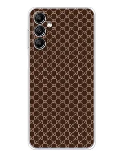 Чехол для Samsung Galaxy M36 5G с картинкой «Gucci — шоколадная сетка» Чехол для Samsung Galaxy M36 5G с картинкой «Gucci — шоколадная сетка»