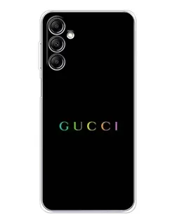 Чехол для Samsung Galaxy M36 5G с картинкой «Gucci — неоновый минимализм»