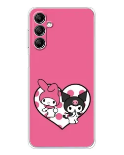 Чехол для Samsung Galaxy M36 5G с картинкой «Kuromi и My Melody»