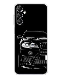 Чехол для Samsung Galaxy M36 5G с картинкой «Темный силуэт BMW» Чехол для Samsung Galaxy M36 5G с картинкой «Темный силуэт BMW»
