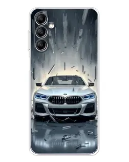 Чехол для Samsung Galaxy M36 5G с картинкой «BMW в свете фар» Чехол для Samsung Galaxy M36 5G с картинкой «BMW в свете фар»
