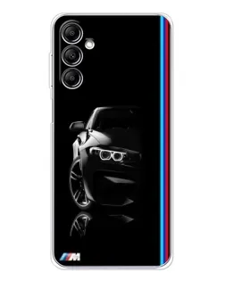 Чехол для Samsung Galaxy M36 5G с картинкой «Силуэт BMW в темноте» Чехол для Samsung Galaxy M36 5G с картинкой «Силуэт BMW в темноте»
