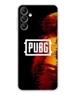 Чехол для Samsung Galaxy M36 5G с картинкой «Яркий логотип PUBG»
