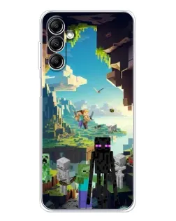 Чехол для Samsung Galaxy M36 5G с картинкой «Эндермен в лесу» Чехол для Samsung Galaxy M36 5G с картинкой «Эндермен в лесу»