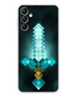 Чехол для Samsung Galaxy M36 5G с картинкой «Алмазный меч неон» Чехол для Samsung Galaxy M36 5G с картинкой «Алмазный меч неон»