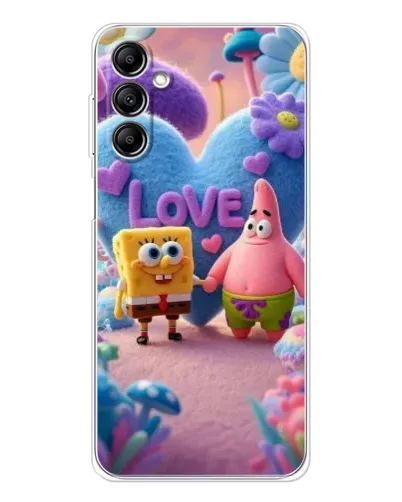 Чехол для Samsung Galaxy M36 5G с картинкой «Губка Боб Патрик»