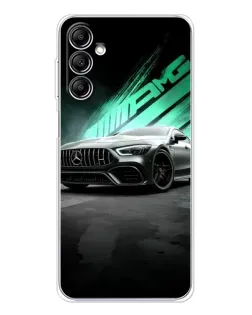 Чехол для Samsung Galaxy M36 5G с картинкой «Темный Mercedes AMG»