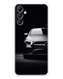Чехол для Samsung Galaxy M36 5G с картинкой «Свет фар Mercedes»