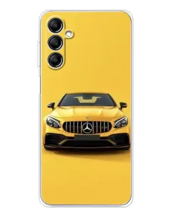 Чехол для Samsung Galaxy M36 5G с картинкой «Желтый Mercedes GT»