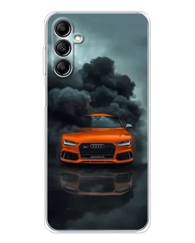 Чехол для Samsung Galaxy M36 5G с картинкой «Audi в облаках дыма» Чехол для Samsung Galaxy M36 5G с картинкой «Audi в облаках дыма»