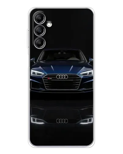 Чехол для Samsung Galaxy M36 5G с картинкой «Audi — ночное отражение» Чехол для Samsung Galaxy M36 5G с картинкой «Audi — ночное отражение»