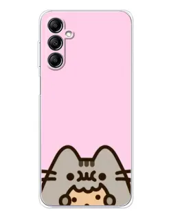 Чохол для Samsung Galaxy M36 5G з картинкою «Pusheen та печиво»