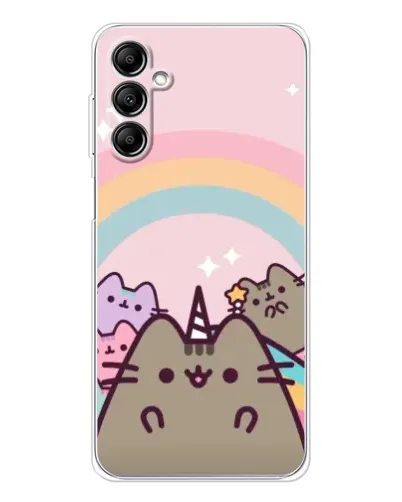 Чехол для Samsung Galaxy M36 5G с картинкой «Единорог Pusheen»