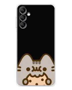 Чохол для Samsung Galaxy M36 5G з картинкою «Пушин на чорному»