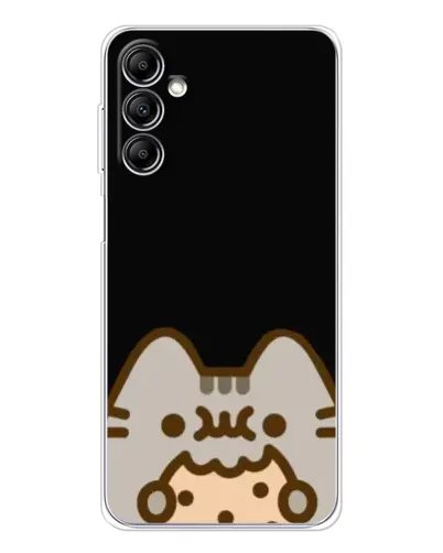 Чехол для Samsung Galaxy M36 5G с картинкой «Пушин на черном»